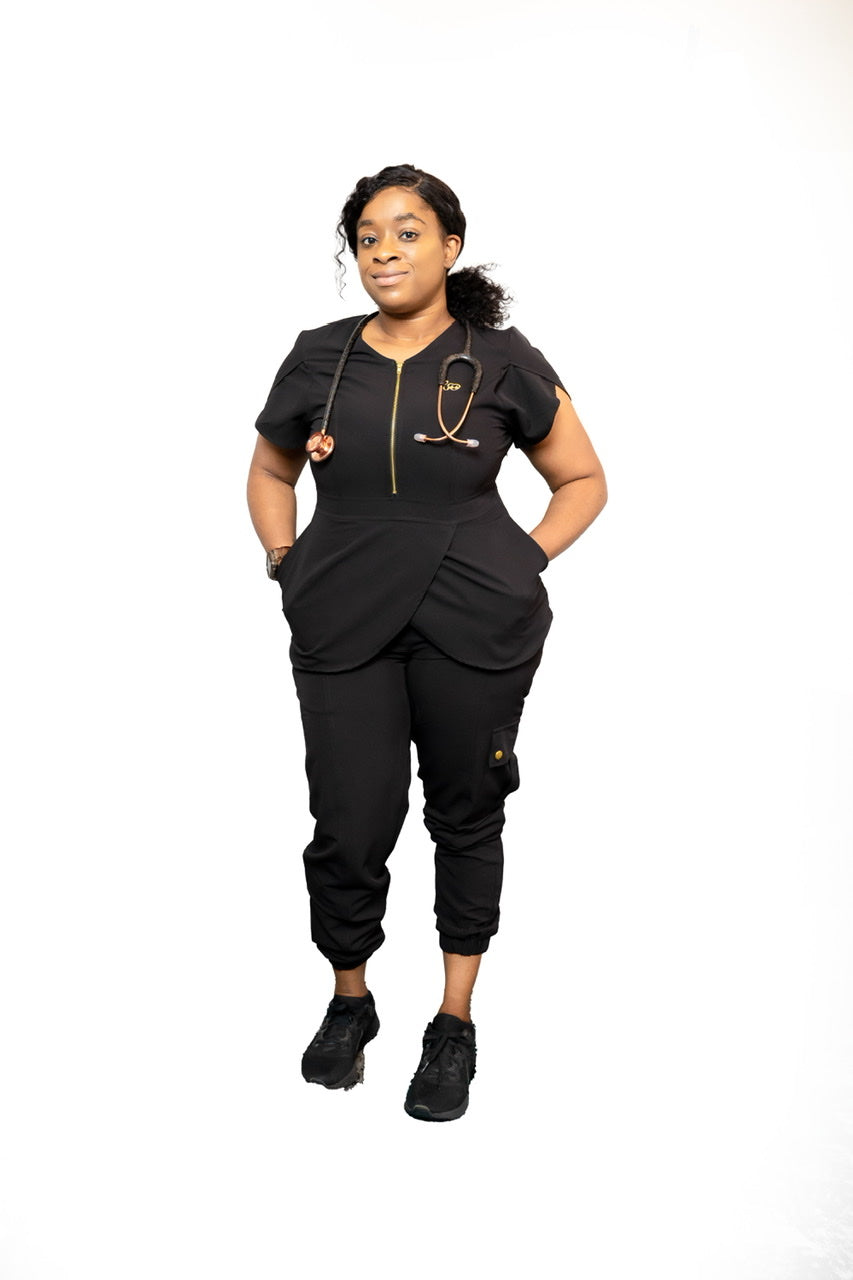 Keyana 2-Pocket Scrub Top