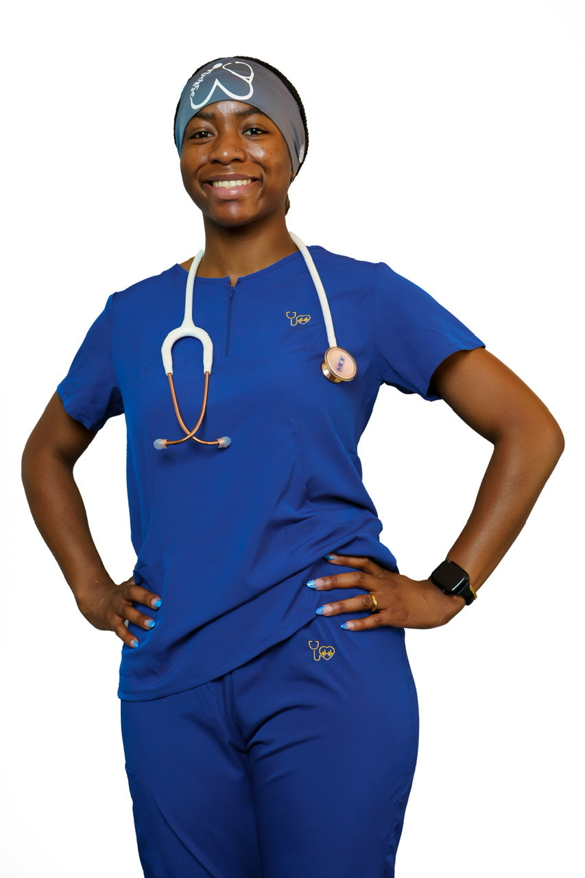 Brianne 4-Pocket Scrub Top